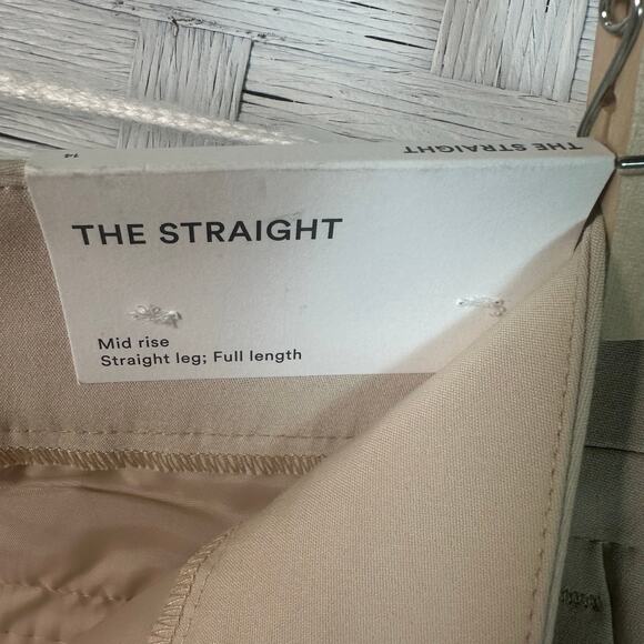 Ann Taylor the straight mid rise full length straight leg Chino dress pants - Picture 5 of 12